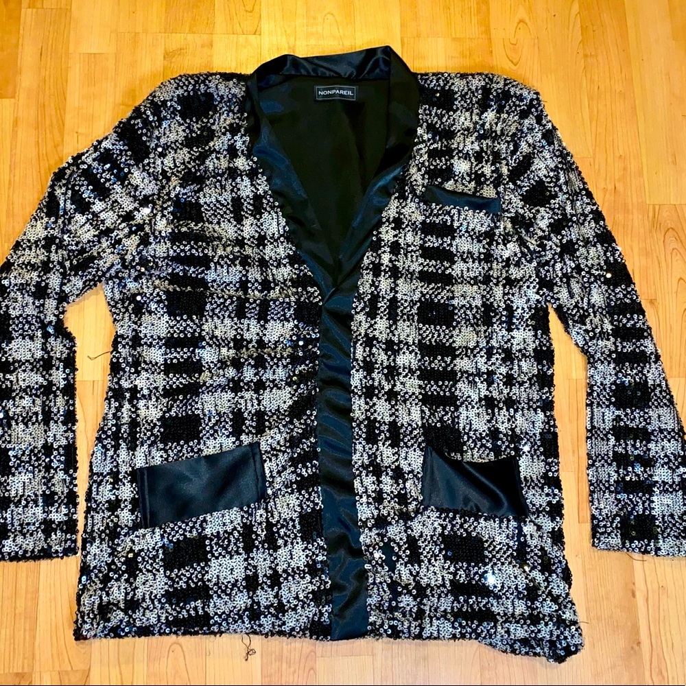 Nonpareil Sequin / Silk Cardigan
